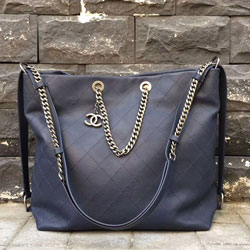 샤넬 램스킨 토트백