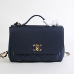 샤넬 클래식 플랩 토트앤 숄더백 네이비
