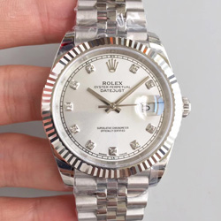 로렉스 데이저스트 은장 실버판(다이아 다이얼) 41mm  Ref.88567 (최고급형)