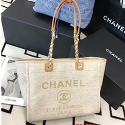 샤넬 18년  캔버스 도빌백 CH-20180204