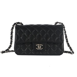 샤넬 클래식 램스킨 뉴미니 은장 [14가지 색상] C-66566