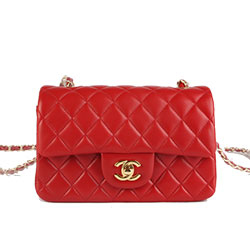 샤넬 클래식 램스킨 뉴미니 금장 [13가지 색상] C-566586