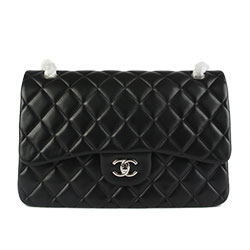 샤넬 클래식 램스킨 라지 은장 [12가지 색상] C-566633