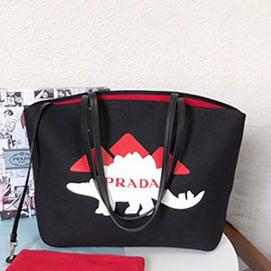 프라다 캔버스 핸드백  180180