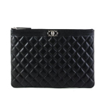 샤넬 보이 캐비어 클러치 (2사이즈) A84406