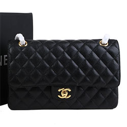 [스페셜] 샤넬 클래식 캐비어 미듐 금장 [4가지색상] C-201811-4