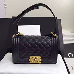 [스페셜] 샤넬 보이백 캐비어 스몰 엔틱골드 C-201812-6