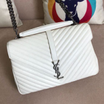 입생로랑 다크 라지 모노그램  컬리지 백  392738