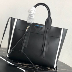 프라다  사피아노 가죽 두블레 토트백 1BG235