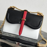 프라다  가죽 모노크롬  숄더백  1BD188