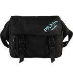 프라다 블랙 나일론 페브릭 숄더스트랩백 1BL015