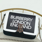 버버리 탠 송아지 가죽 미디엄 백 334170