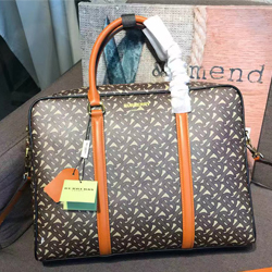 버버리 모노그램 프린트 E-캔버스 레더 브리프케이스 BU-20121218